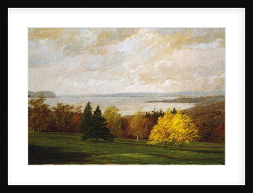 View of the Hudson near Hastings, 1895 by Jasper Francis Cropsey