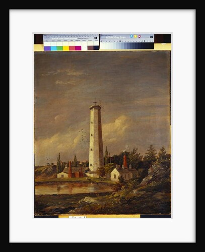 Shot Tower, 1845 by Jasper Francis Cropsey