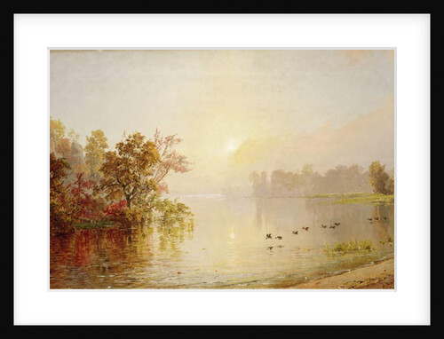 Hazy Afternoon - Autumn, 1873 by Jasper Francis Cropsey