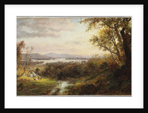 View of the Hudson, 1883 by Jasper Francis Cropsey