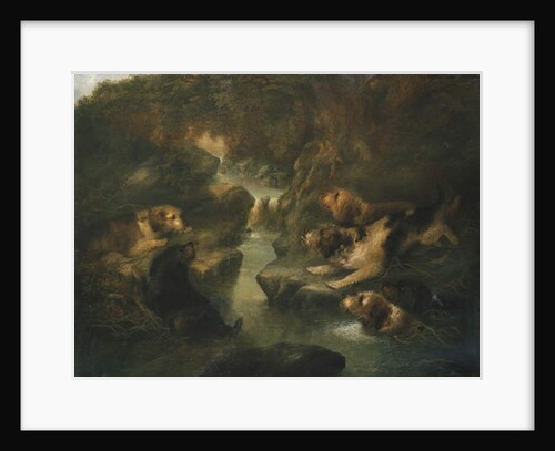 Otter Hunting, 1867 by George Armfield