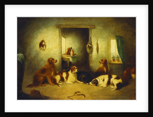 Waiting for Master, 1870 by George Armfield