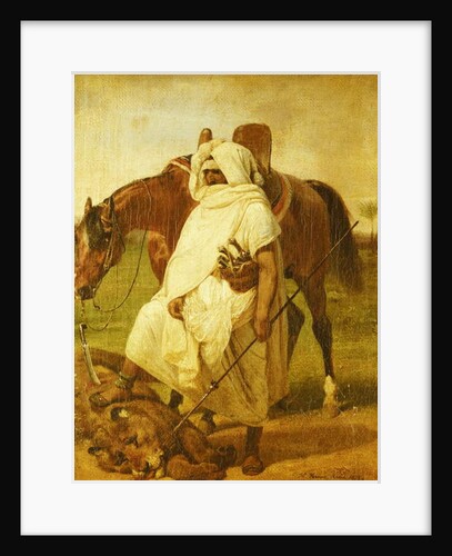 The Lion Hunter, 1833 by Emile Jean Horace Vernet