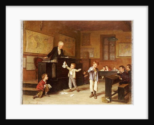 The School Room by Andre Henri Dargelas