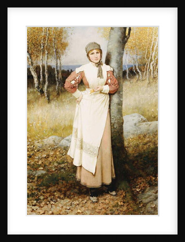 A Rose in New England by George Henry Boughton