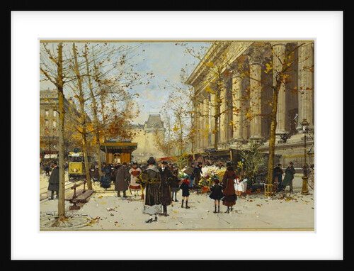 Flower Walk by Eugene Galien-Laloue
