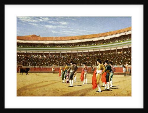 The Entry of the Bull by Jean Leon Gerome