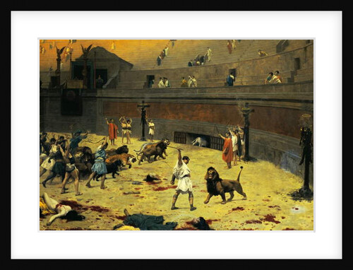 The Retreating Lions, 1902 by Jean Leon Gerome