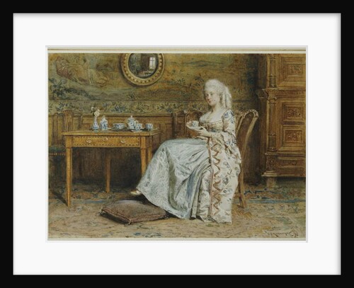 Afternoon Tea, 1876 by George Goodwin Kilburne