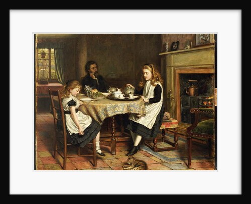 There is no Fireside..., 1874 by George Goodwin Kilburne