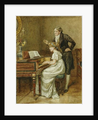 The Music Master by George Goodwin Kilburne