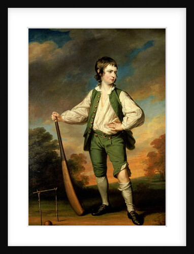 The Young Cricketer - Portrait of Lewis Cage, 1768 by Francis Cotes