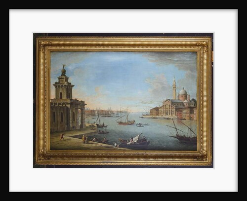 The Bacino di San Marco, Venice, looking East, with the Church of San Giorgio Maggiore, and the Dogana by Antonio Joli