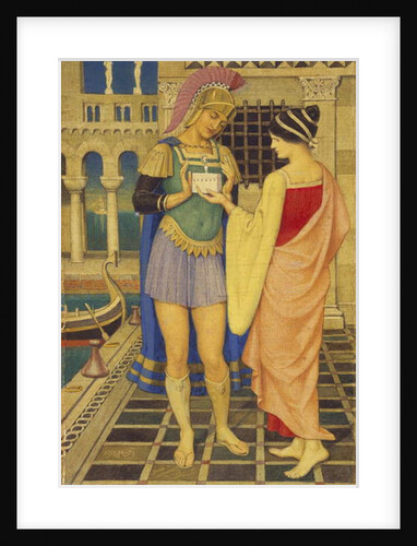 A Roman Gladiator and his Lady, 1938 by Joseph Edward Southall