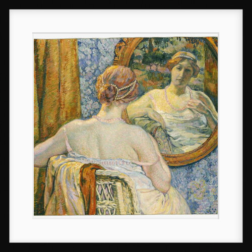 Woman in a Mirror, 1907 by Theo van Rysselberghe
