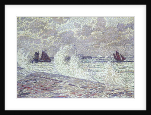 The Sea during Equinox, Boulogne-sur-Mer, 1900 by Theo van Rysselberghe