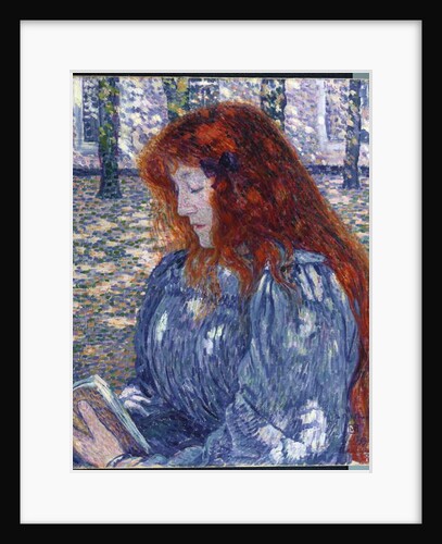 Woman Reading, 1899 by Theo van Rysselberghe