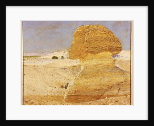 The Great Sphinx at Gizeh, 1862 by George Price Boyce