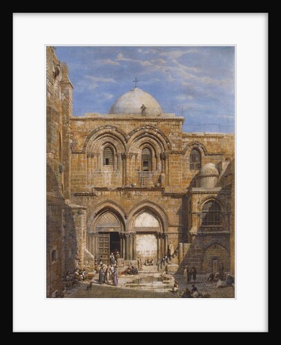 The Church of the Holy Sepulchre, Jerusalem, 1862 by Carl Friedrich Heinrich Werner