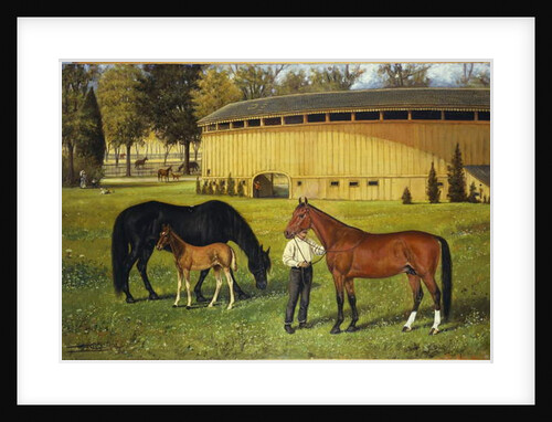 The Training Track on the Fairgrounds, 1887 by Henry H. Cross