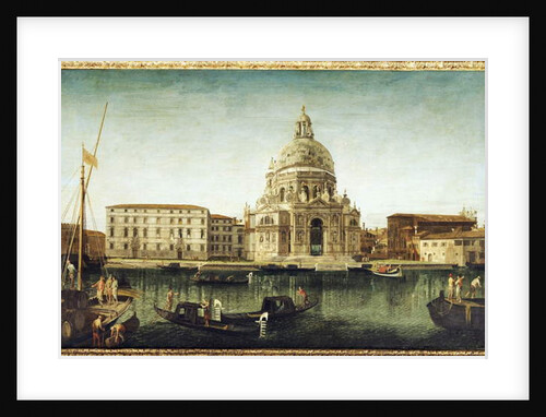 Santa Maria della Salute, Venice, with Gondolas on the Grand Canal by Michele Marieschi