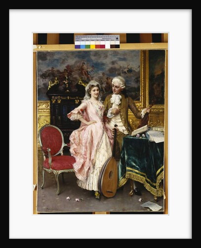 The Music Lesson by Federigo Andreotti