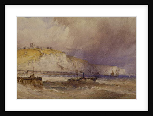 A Paddle-Steamer leaving Dover Harbour, 1879 by William Callow