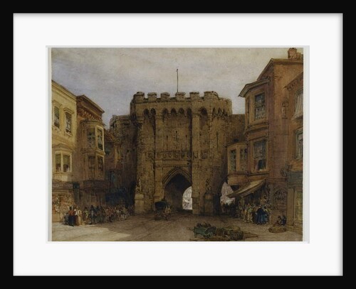 The Bar Gate, Southampton, 1888 by William Callow