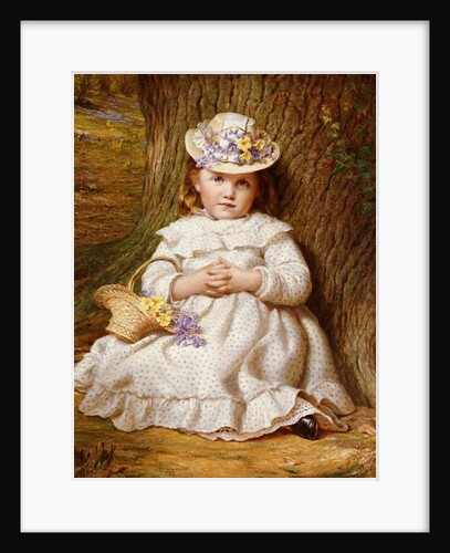 Primroses and Bluebells by Samuel Sidley