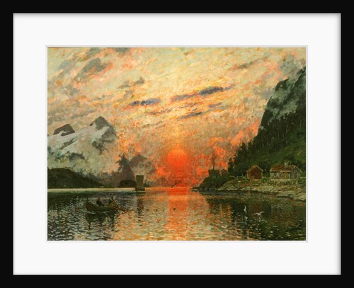 A Fjord by Adelsteen Normann