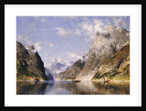 A Norwegian Fjord by Adelsteen Normann