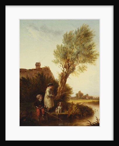 Young Anglers by Edmund Bristow