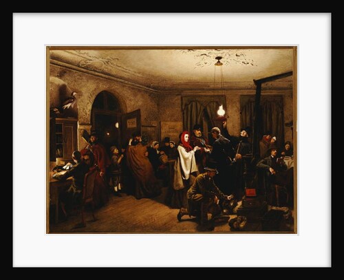 The Departure for America, 1859 by Felix Schlesinger