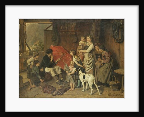 The Umbrella Man by Adolf Eberle