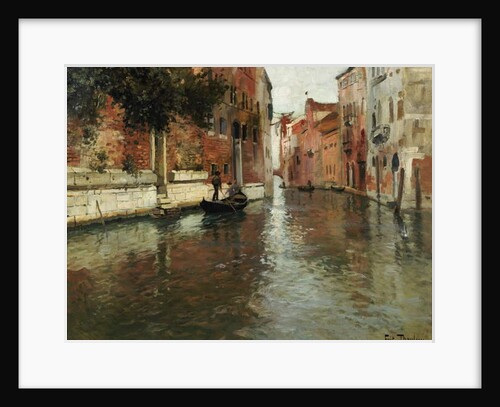 A Venetian Backwater by Fritz Thaulow