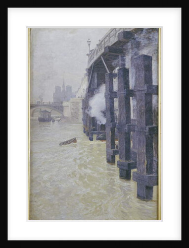 The Seine in December, 1893 by Fritz Thaulow