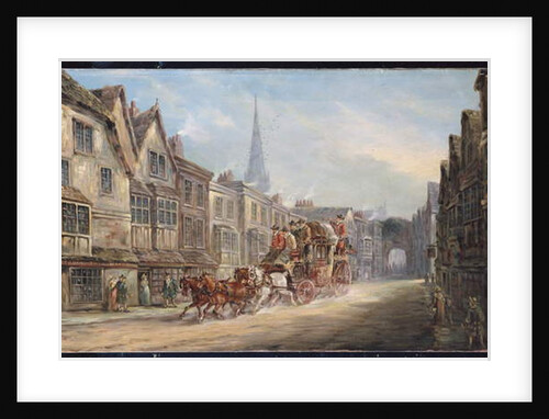 The London to Exeter Royal Mail Passing through Salisbury, 1895 by J.C. Maggs