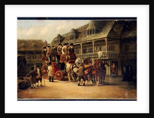 Boarding the Coach to London, 1879 by J.C. Maggs