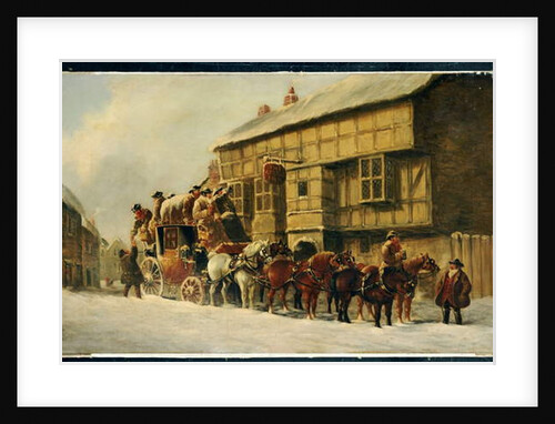 Outside the George Inn, 1879 by J.C. Maggs