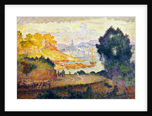 A View of Menton, 1899-1900 by Henri-Edmond Cross