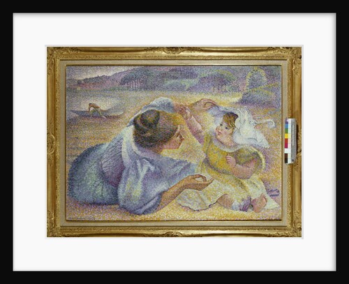 Mother playing with her Child, c.1897 by Henri-Edmond Cross