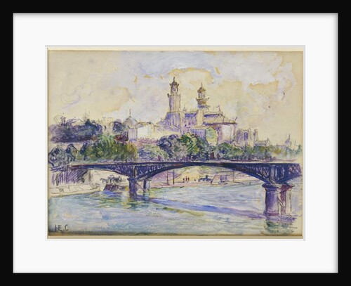 The Seine in front of the Trocadero by Henri-Edmond Cross
