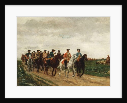 Marshal Saxe and his Troops, 1866 by Jean-Louis Ernest Meissonier
