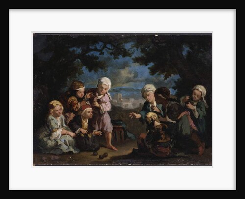 Turkish Children playing Boules in a Clearing by Narcisse Virgile Diaz de la Pena