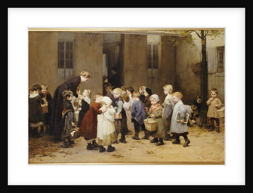 Back to School by Henri Jules Jean Geoffroy