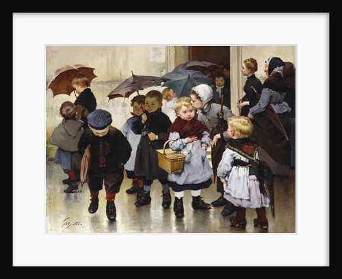 Leaving the Class, 1888 by Henri Jules Jean Geoffroy