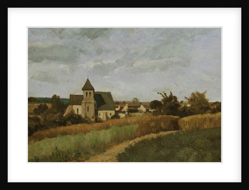 A Village at Harvest Time by Henri-Joseph Harpignies