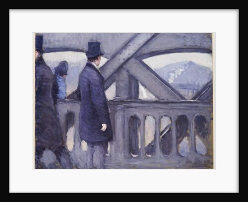 Le Pont de l'Europe, 1876 by Gustave Caillebotte