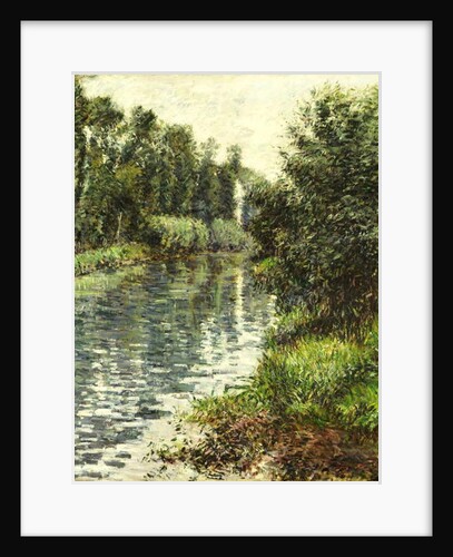 A Small Branch of the Seine, Argenteuil, 1888-90 by Gustave Caillebotte