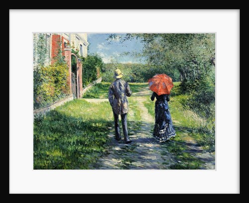 The Path Uphill, 1881 by Gustave Caillebotte